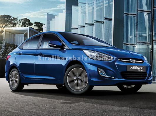 Red Planet Rent A Car'dan Hyundai Accent Blue 