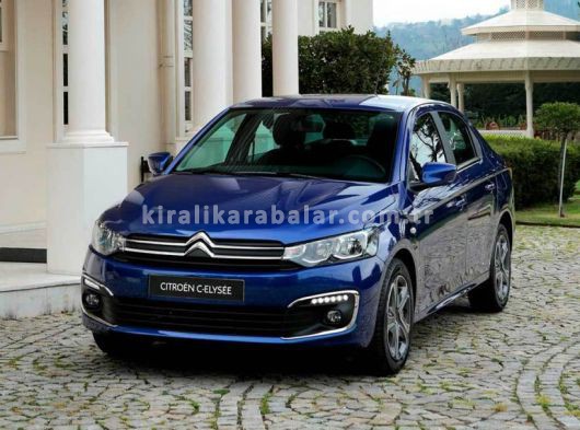 Vize Car's dan Kiralık Citroen Elysee 1,6 Dizel 